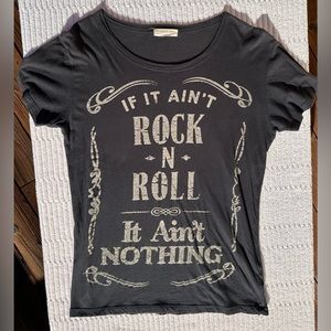 Forever 21 Tissue Thin T-Shirt Sz M Super Soft Y2K Vintage